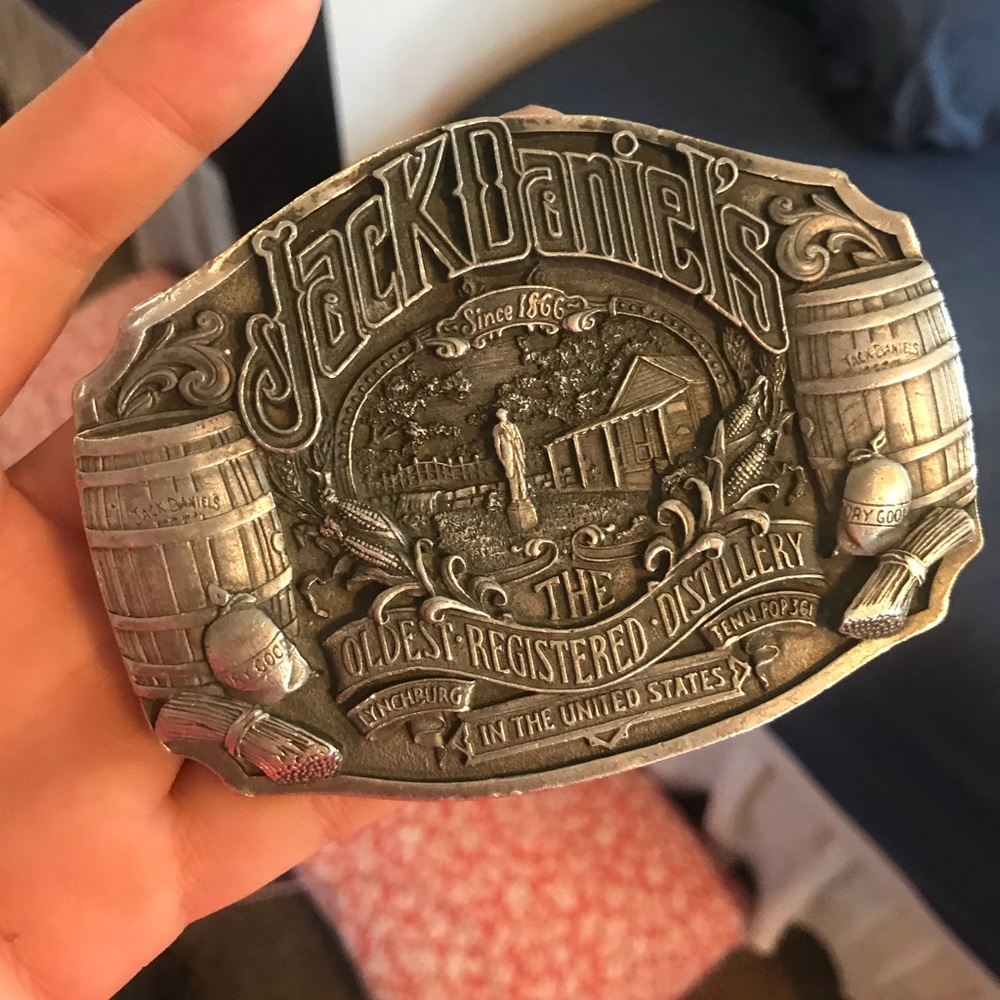 Vintage jack Daniels belt buckle